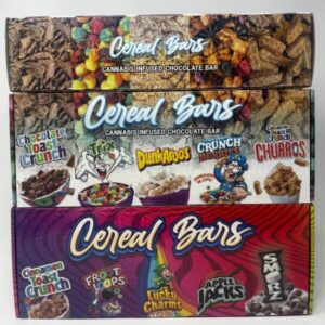 Cereal Cannabis Chocolate Bars
